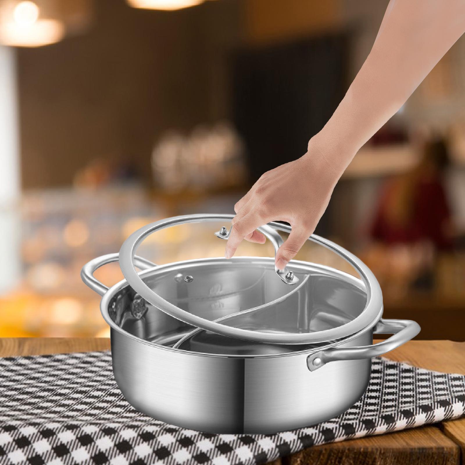 Hot Pot with Divider Gas Stock - Home Cooking Gas review and price