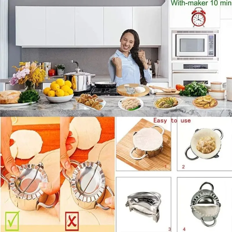 Stainless Steel Dumpling Mold  - Gyoza Dumpling Maker review and price